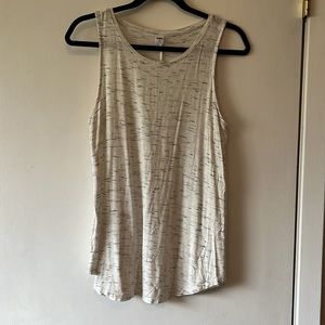 Old Navy Lux tank Heathered cream